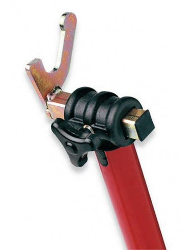 Béquille arrière universelle BIKE LIFT rouge avec supports en "V" Béquille arrière universelle BIKE LIFT rouge avec supports en "V"