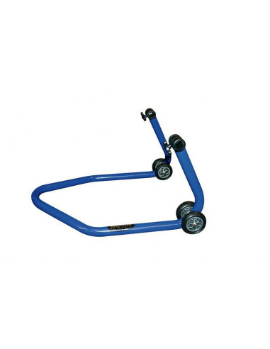 Béquille arrière universelle BIKE LIFT bleu avec supports caoutchouc en "L"