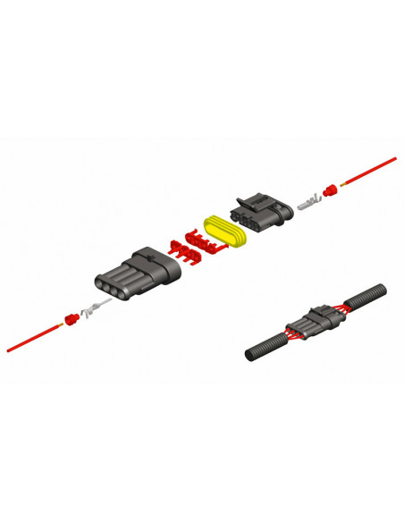Jeu de connectiques génériques 2 voies - 5 jeux complets