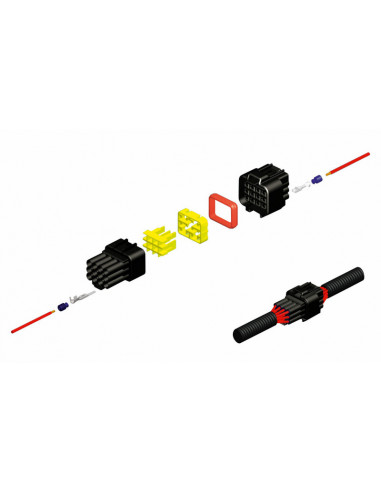 Cosse mâle série 090 FRKW BIHR Ø0,5mm²/0,85mm²