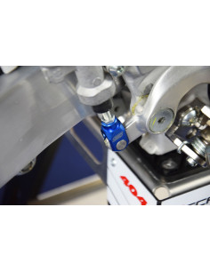 Chape de réglage de frein arrière SCAR alu bleu 2
