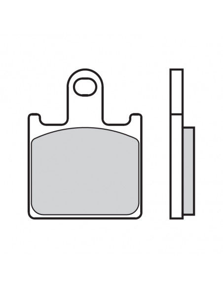 Plaquettes de frein BREMBO route/sport métal fritté - 07KA28SR