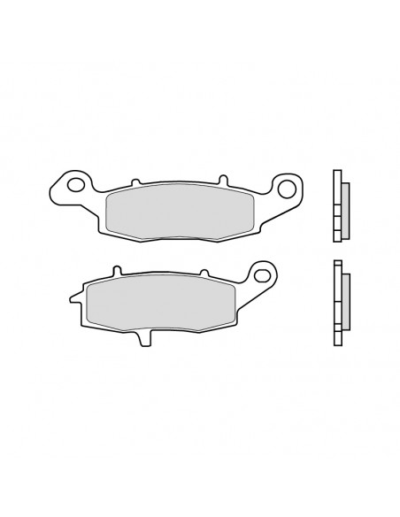 Plaquettes de frein BREMBO route/sport métal fritté - 07KA18SR