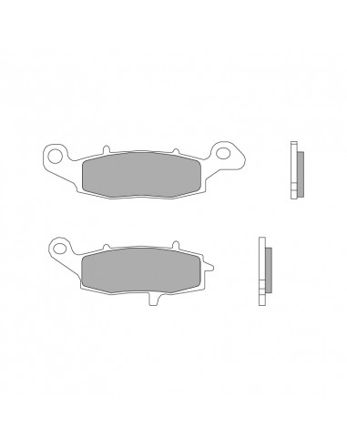 Plaquettes de frein BREMBO route/sport métal fritté - 07KA19SR
