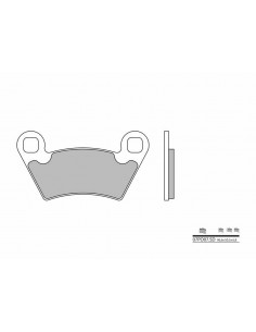 Plaquettes de frein BREMBO Off-Road métal fritté - 07PO07SD