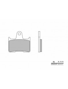 Plaquettes de frein BREMBO route métal fritté - 07SU25SP