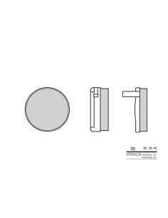 Plaquettes de frein BREMBO route carbone céramique - 07HO0229