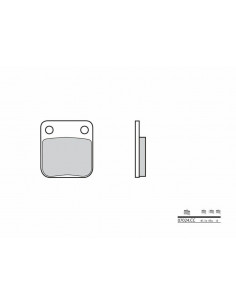 Plaquettes de frein BREMBO Scooter carbone céramique - 07024CC