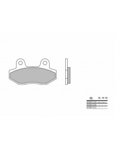 Plaquettes de frein BREMBO route carbone céramique - 07GR12CC