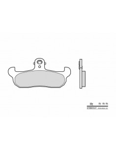 Plaquettes de frein BREMBO route carbone céramique - 07BB0907