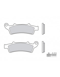 Plaquettes de frein BREMBO Scooter métal fritté - 07045XS