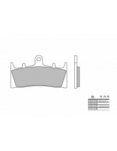 Plaquettes de frein BREMBO route carbone céramique - 07SU1907