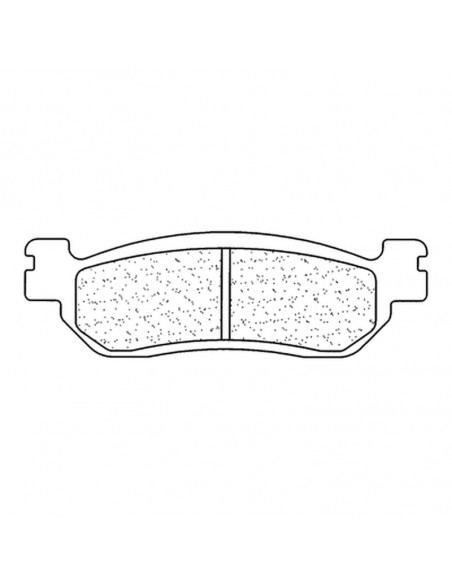 Plaquettes de frein CL BRAKES Racing métal fritté - 2828RX3
