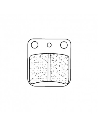 Plaquettes de frein CL BRAKES route métal fritté - 2408A3+
