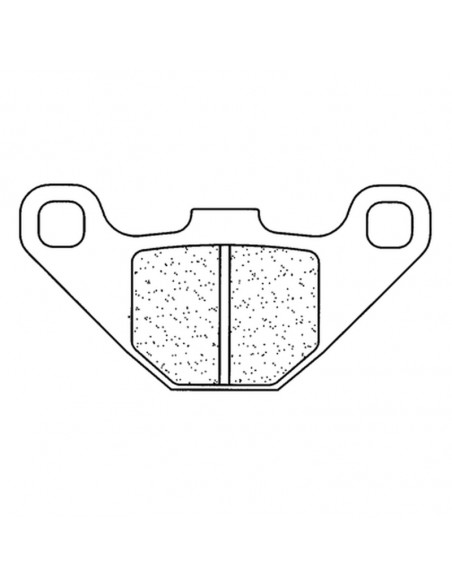 Plaquettes de frein CL BRAKES Quad métal fritté - 2469ATV1