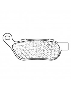 Plaquettes de frein CL BRAKES Racing métal fritté - 1213RX3