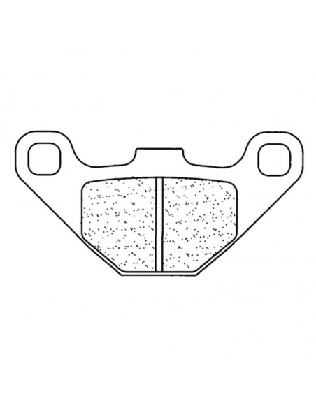 Plaquettes de frein CL BRAKES Quad métal fritté - 2306ATV1