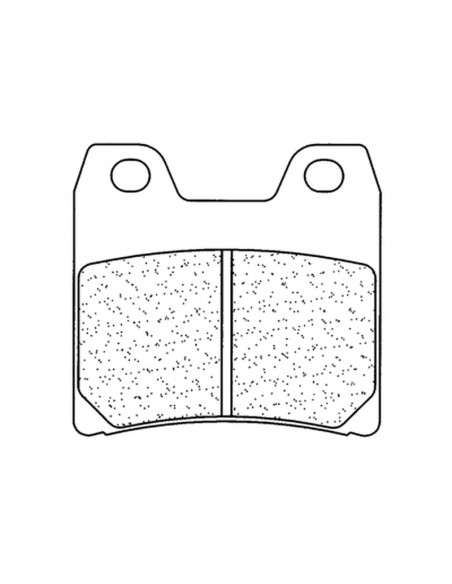 Plaquettes de frein CL BRAKES Racing métal fritté - 1066RX3