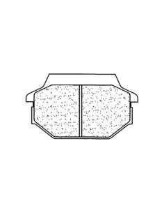 Plaquettes de frein CL BRAKES Quad métal fritté - 1123ATV1 2