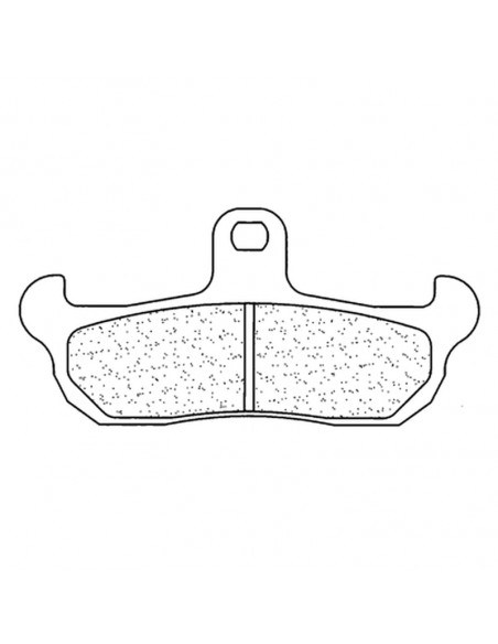 Plaquettes de frein CL BRAKES Off-Road métal fritté - 2400MX10
