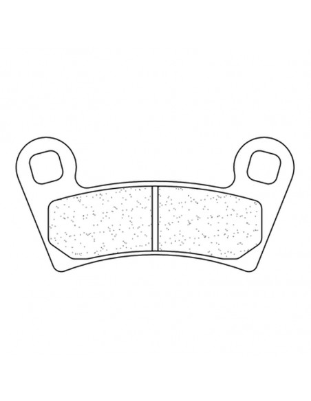 Plaquettes de frein CL BRAKES Quad métal fritté - 1220ATV1