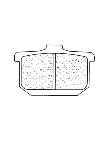 Plaquettes de frein CL BRAKES Racing métal fritté - 2285RX3
