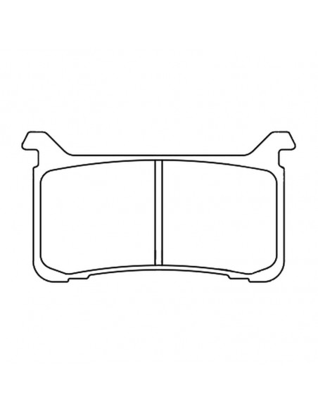 Plaquettes de frein CL BRAKES racing métal fritté - 1252C60
