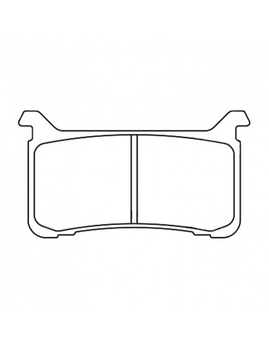 Plaquettes de frein CL BRAKES street métal fritté - 1252XBK5