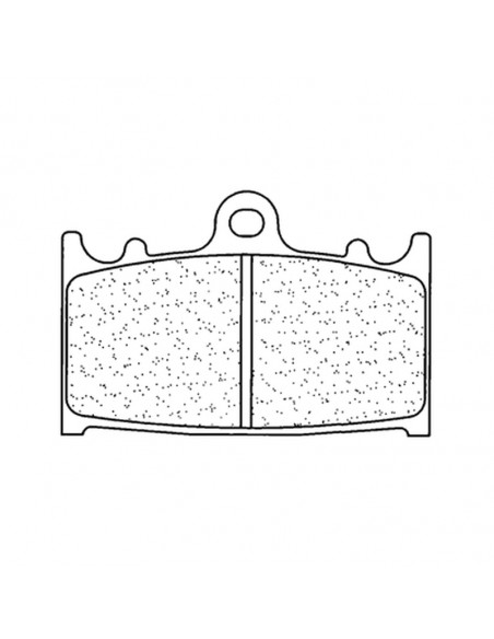 Plaquettes de frein CL BRAKES Racing métal fritté - 2251C60