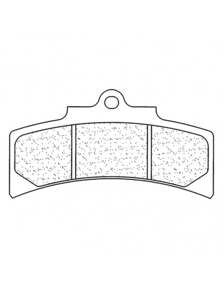 Plaquettes de frein CL BRAKES Racing métal fritté - 2584C60