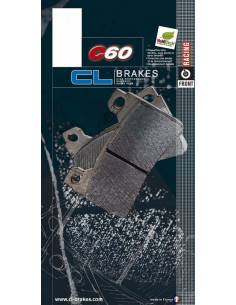 Plaquettes de frein CL BRAKES Racing métal fritté - 2720C60 2