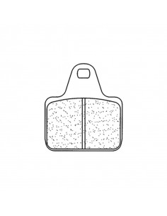 Plaquettes de frein CL BRAKES Racing métal fritté - 1075C60