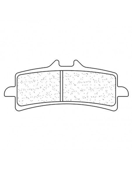 Plaquettes de frein CL BRAKES Racing métal fritté - 1185C60