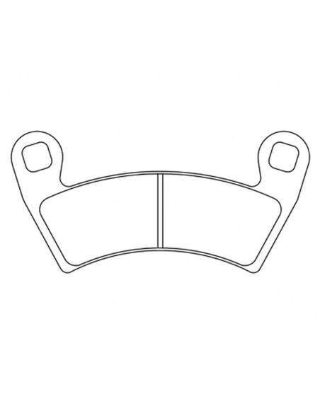 Plaquettes de frein CL BRAKES Quad métal fritté - 1229ATV1
