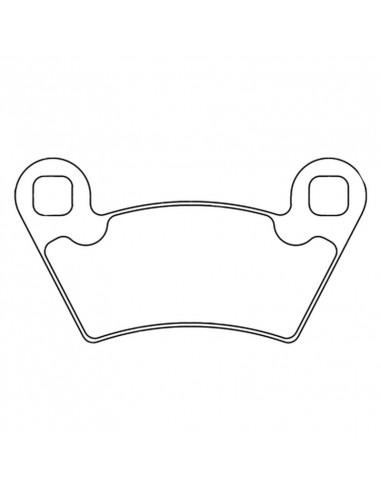 Plaquettes de frein CL BRAKES Quad métal fritté - 1230ATV1