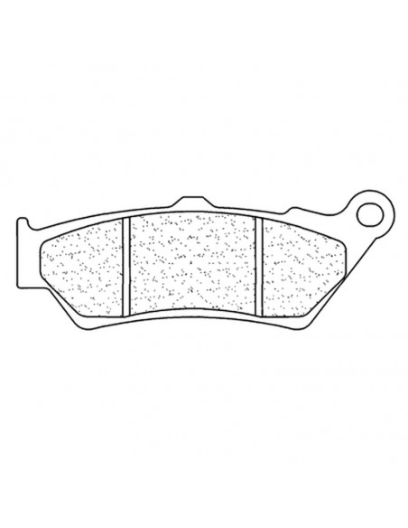 Plaquettes de frein CL BRAKES Racing métal fritté - 2396C60