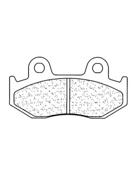 Plaquettes de frein CL BRAKES Racing métal fritté - 2451RX3