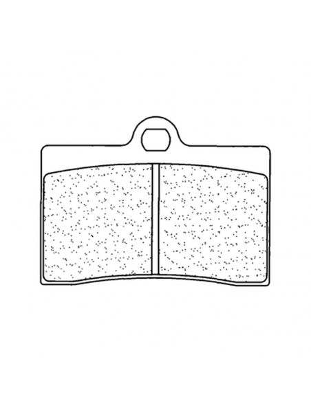 Plaquettes de frein CL BRAKES Racing métal fritté - 2247RX3