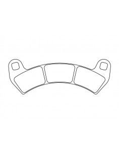 Plaquettes de frein CL BRAKES Quad métal fritté - 1247ATV1