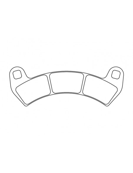 Plaquettes de frein CL BRAKES Quad métal fritté - 1247ATV1