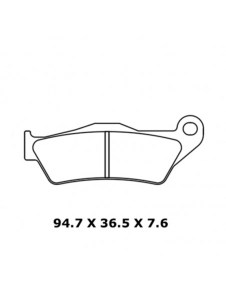 Plaquettes de frein CL BRAKES route métal fritté - 1258XBK5