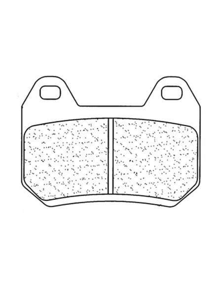 Plaquettes de frein CL BRAKES Racing métal fritté - 2987RX3