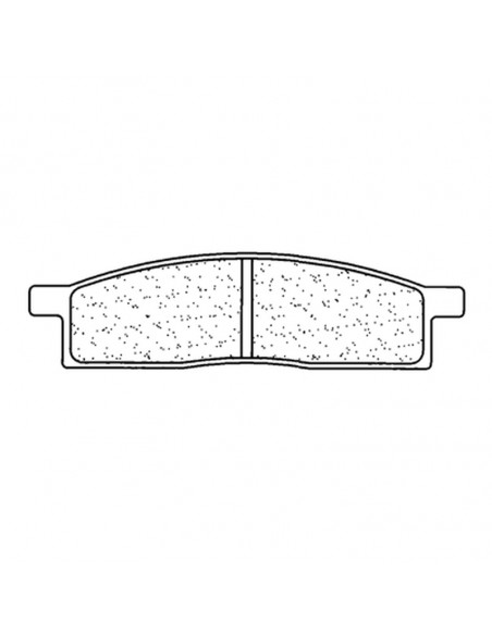 Plaquettes de frein CL BRAKES Off-Road métal fritté - 2424MX10