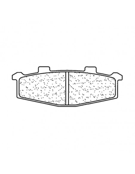 Plaquettes de frein CL BRAKES route métal fritté - 2389A3+ Plaquettes de frein CL BRAKES route métal fritté - 2389A3+