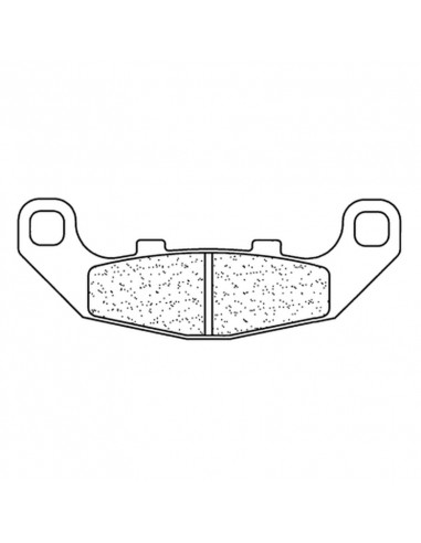 Plaquettes de frein CL BRAKES route métal fritté - 2389A3+ Plaquettes de frein CL BRAKES route métal fritté - 2389A3+
