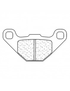 Plaquettes de frein CL BRAKES Racing métal fritté - 2472RX3