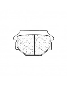 Plaquettes de frein CL BRAKES Racing métal fritté - 2472RX3 2