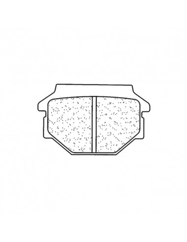 Plaquettes de frein CL BRAKES Racing métal fritté - 2472RX3