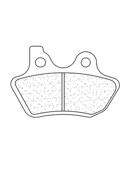 Plaquettes de frein CL BRAKES Racing métal fritté - 1211RX3