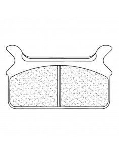 Plaquettes de frein CL BRAKES Racing métal fritté - 2342RX3